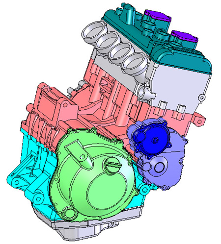 motor kawa zx6 2009